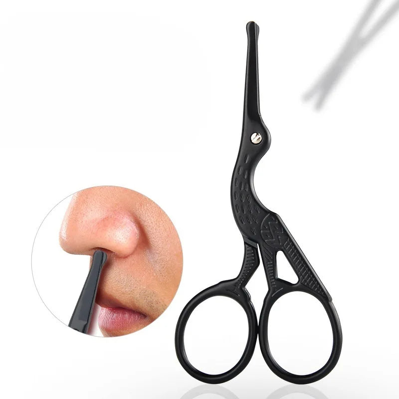 Stork-Type Round Head Grooming Scissors – Stainless Steel Grooming Scissors PLUSH