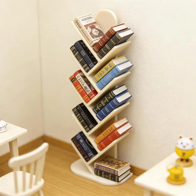 1:12 Scale Dollhouse Bookshelf Miniature Study Room Furniture Dollhouse Furniture PLUSH