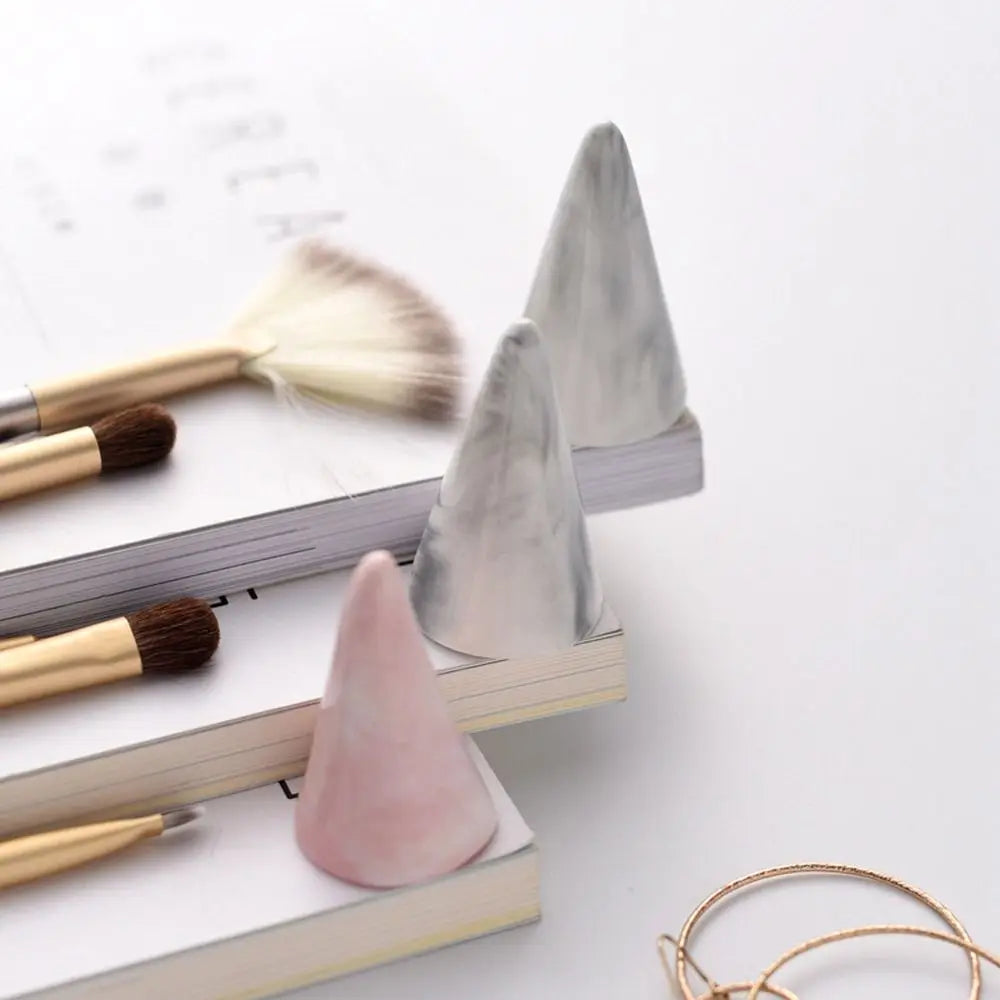 Ceramic Marble Ring Display Stand | Nordic Jewelry Holder Ring Display Stand PLUSH