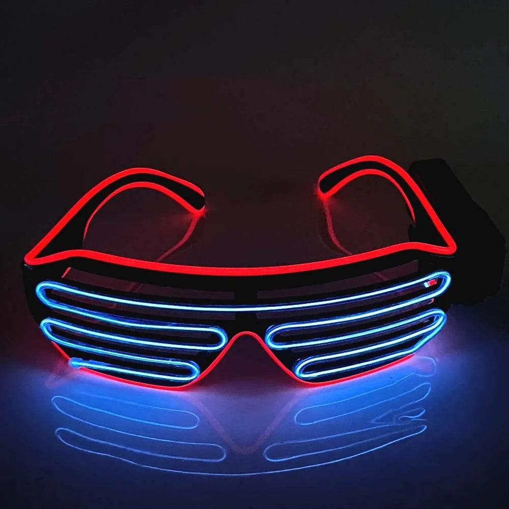 LED Glowing Glasses – Colorful Light-Up Party Glasses LED Party Glasses PLUSH Style 1