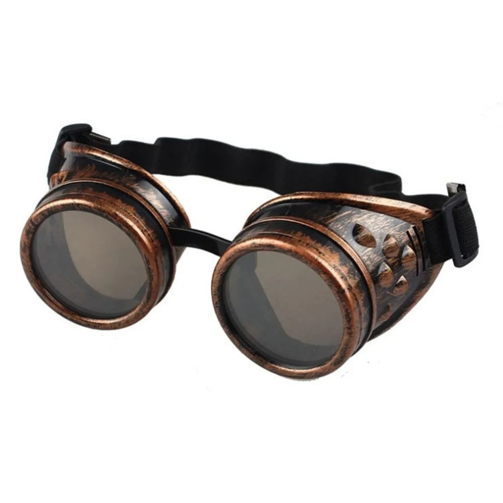 Vintage Steampunk Goggles – Unisex Retro Cosplay Eyewear Steampunk Goggles PLUSH