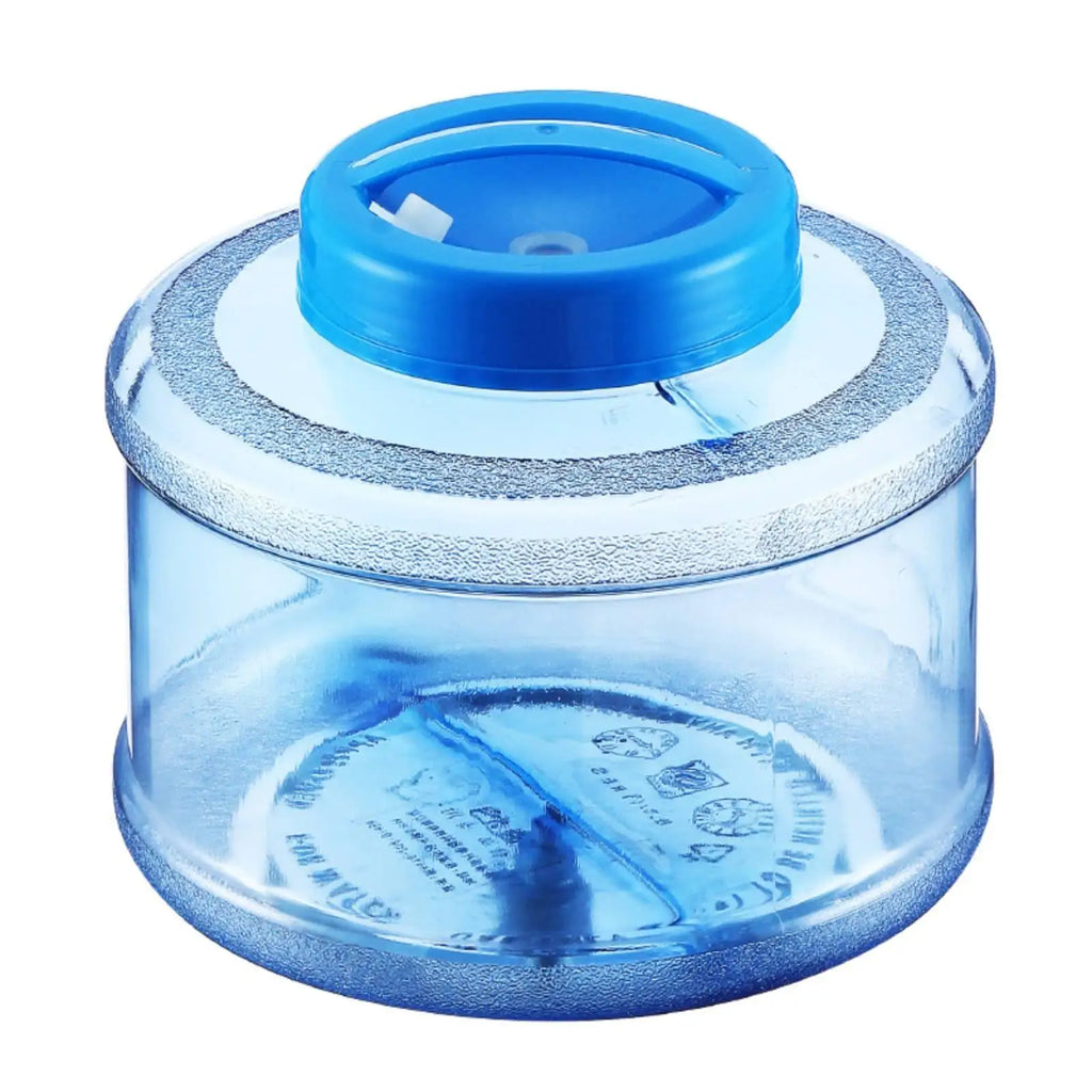 Flat Round Water Container with Lid – Compact Tea Table Storage Water Storage Container PLUSH