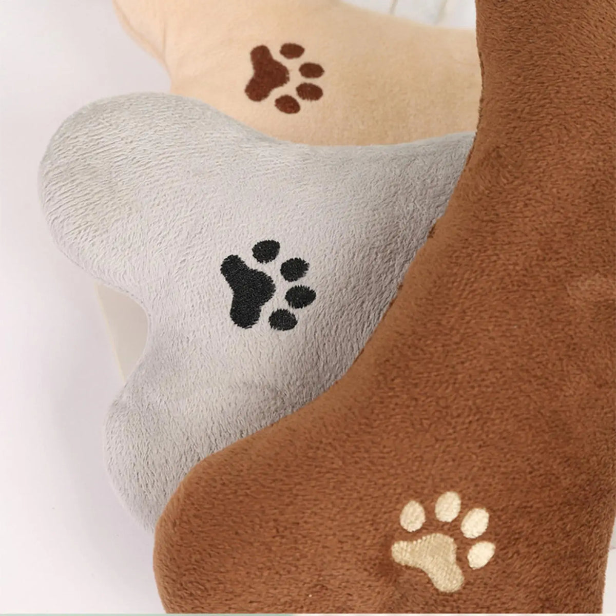 Bone Plush Pillow Chew Toy for Puppies, Kittens & Dogs Plush Pet Toy PLUSH