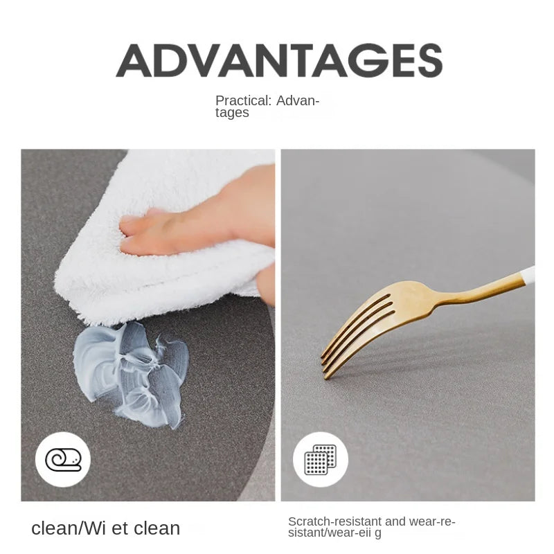 Diatomaceous Earth Bath Mat – Non-Slip & Super Absorbent Bathroom Bath Mat PLUSH