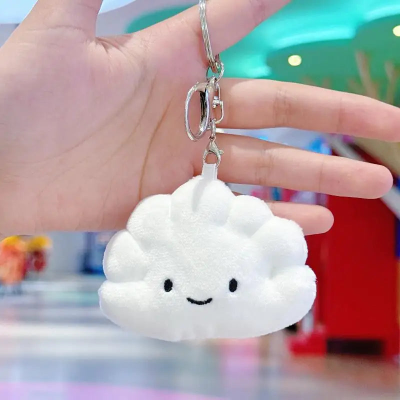 Dim Sum Plush Keychain – Cute Steamed Bun Bag Charm Plush Keychain PLUSH E