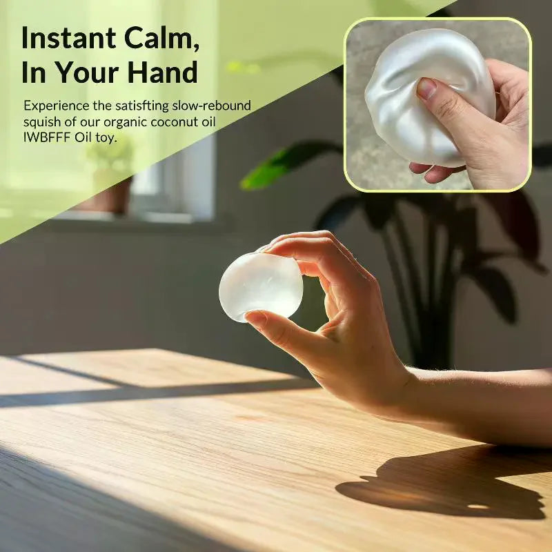 Moldable Pearl Slow Rising Squeeze Toy – Sensory Stress Ball Sensory Squeeze Toy PLUSH