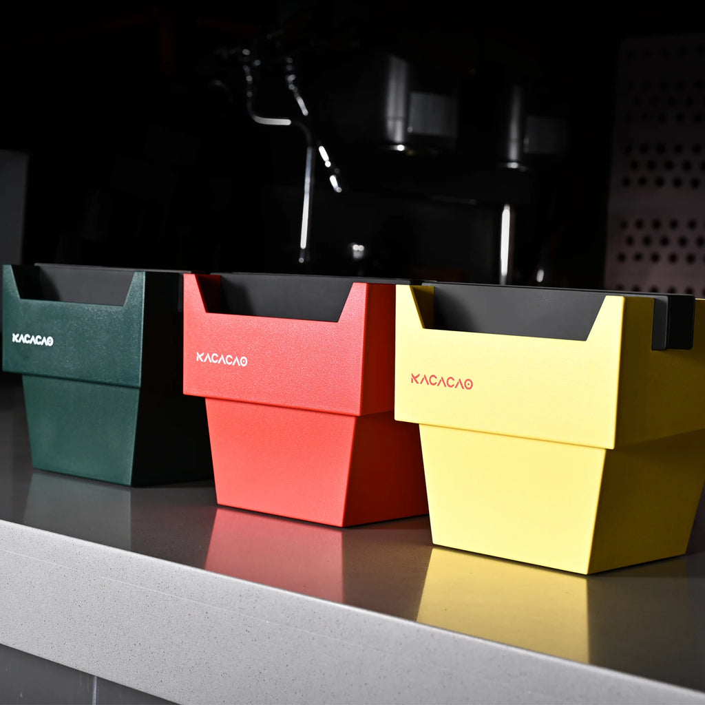 KACACAO Coffee Knock Box – Espresso Grounds Dump Bin Coffee Knock Box PLUSH