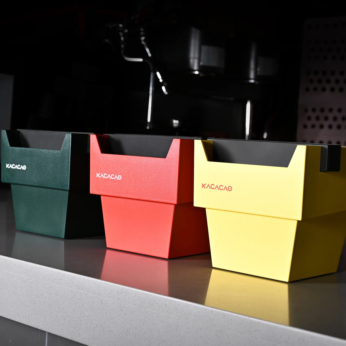 KACACAO Coffee Knock Box – Espresso Grounds Dump Bin Coffee Knock Box PLUSH