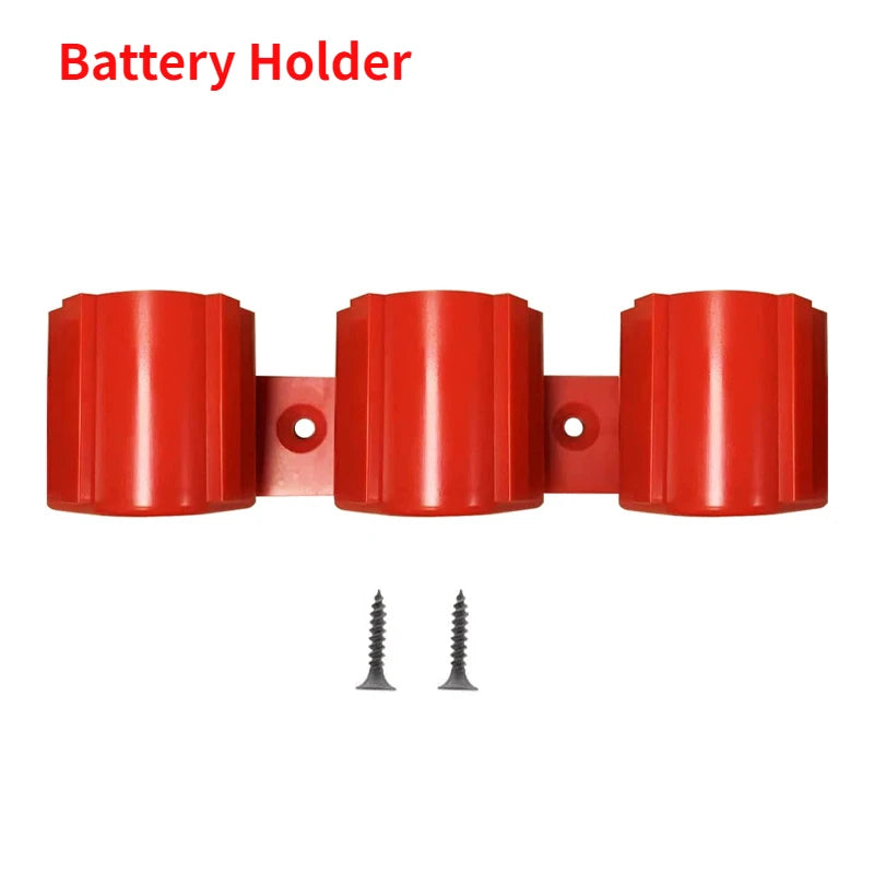 Wall Mount Battery Rack for Makita Milwaukee Bosch 10.8V 12V Battery Storage Rack PLUSH Battery Holder China Mainland