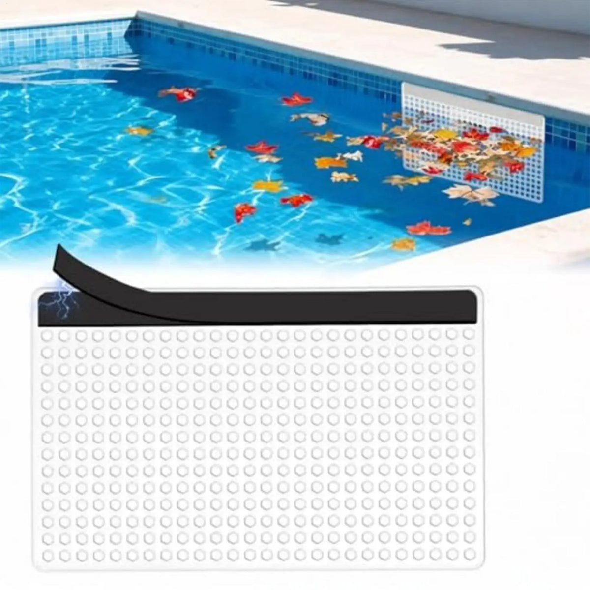 Magnetic Pool Skimmer Cover – Rustproof Leaf Catcher Screen Pool Skimmer Cover PLUSH