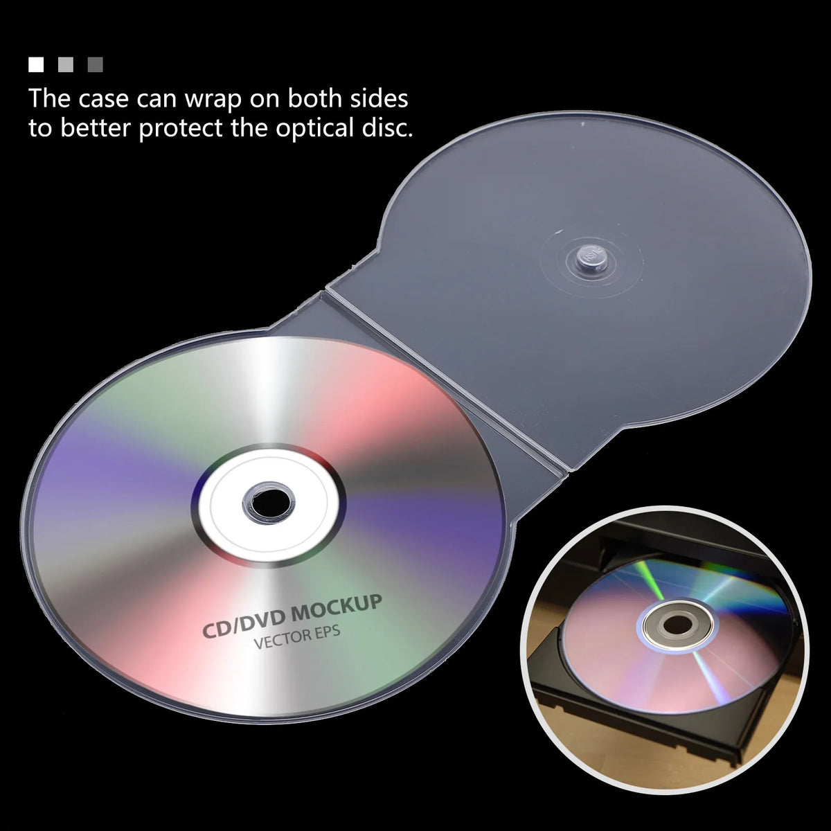 15-Pack Clear CD Jewel Cases – Clamshell DVD Disc Holders CD DVD Storage Case PLUSH