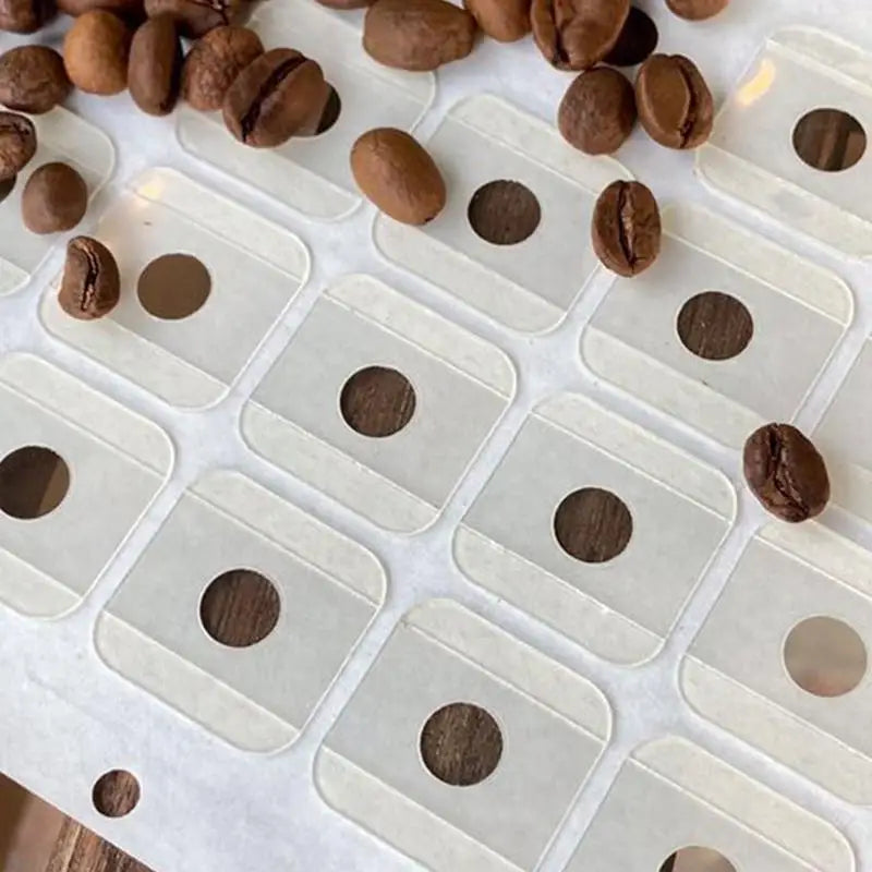 40pcs One-Way Degassing Valves CO2 Vent Patches for Coffee Bags Coffee Bag Valves PLUSH