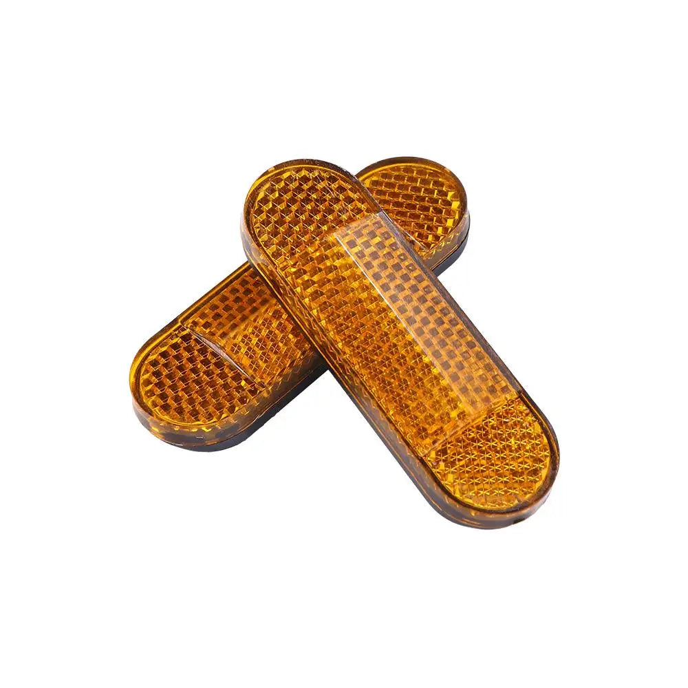 Night Riding Reflectors for Scooter & Bicycle – 4pcs Safety Bicycle Reflectors PLUSH