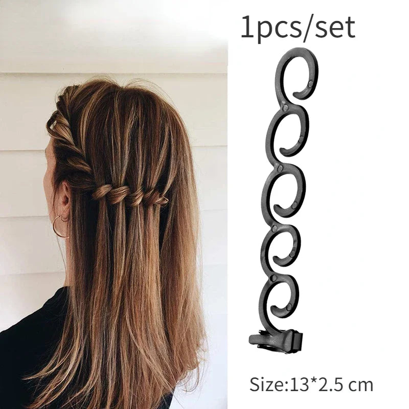 Topsy Loop Ponytail & Hair Bun Maker Set – 1/2/3/4pcs Hair Styling Tool PLUSH