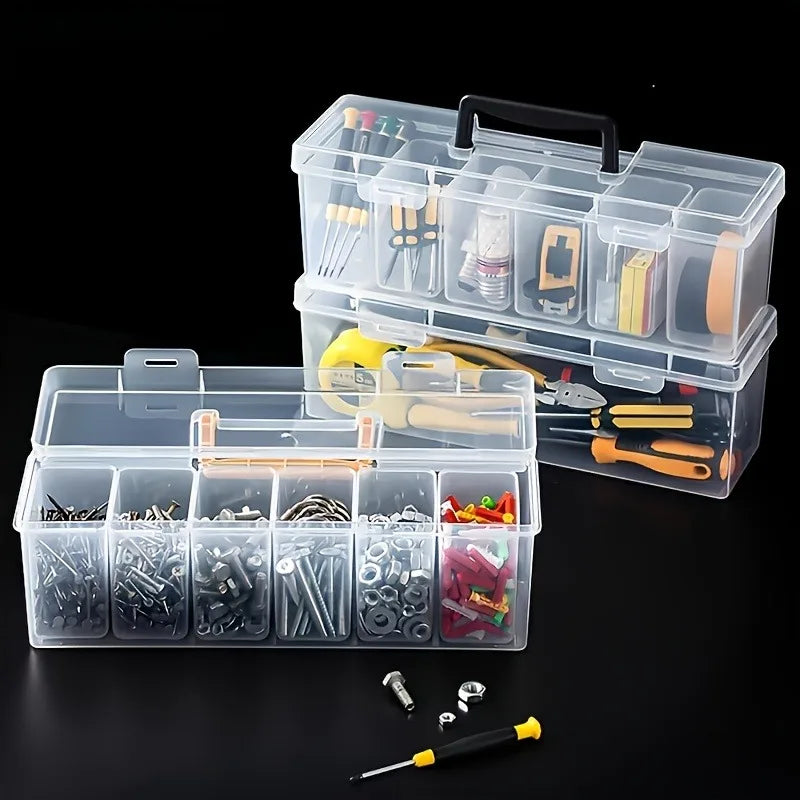 Multi-Compartment Tool Parts Storage Box Organizer Set Tool Parts Organizer PLUSH