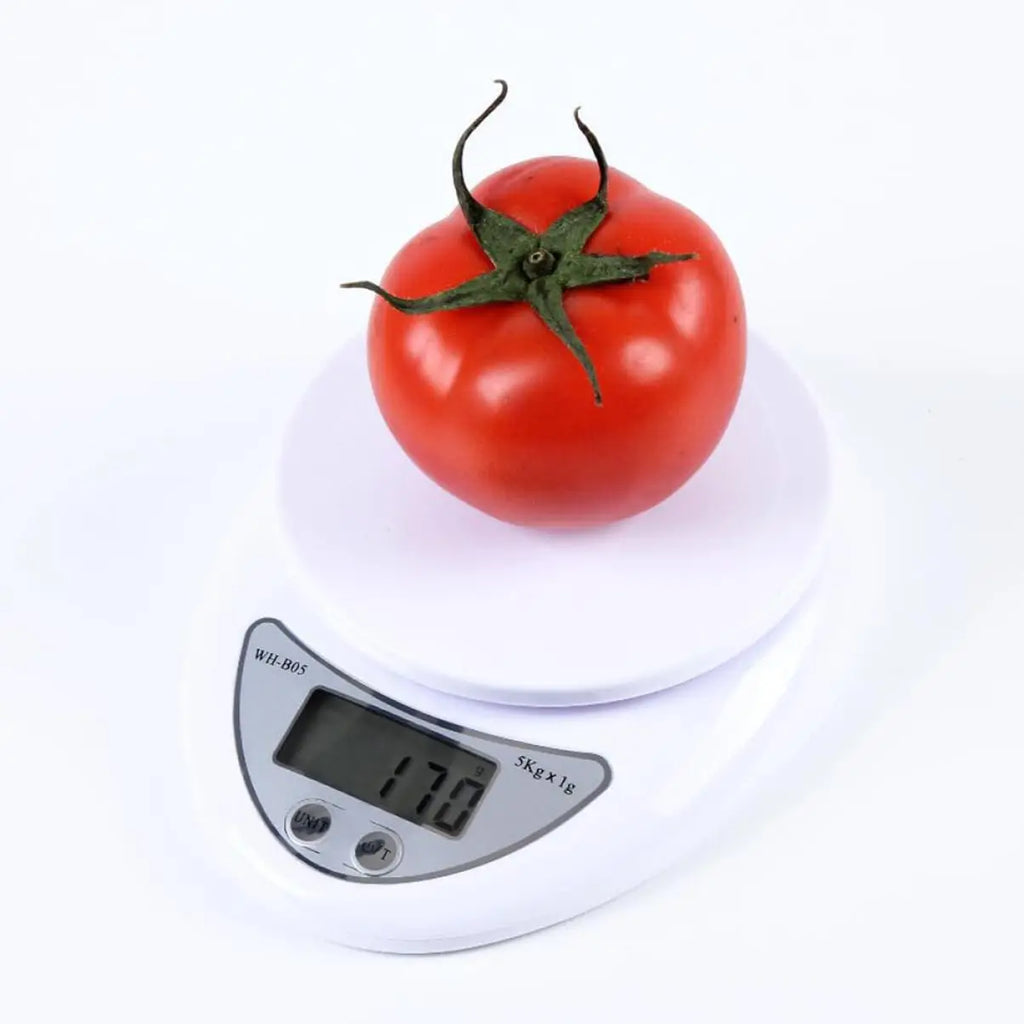 5kg Digital Kitchen Scale | LED Display & Tare Function Digital Kitchen Scale PLUSH