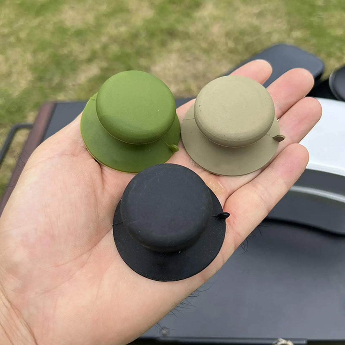Silicone Universal Pot Lid Knob Replacement | Suction Handle Cookware Lid Knob PLUSH