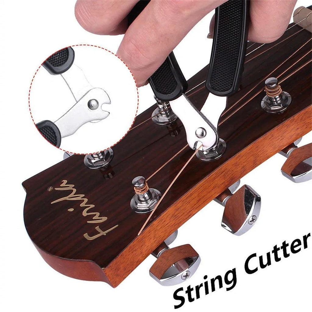 3-in-1 Guitar String Winder, Cutter & Pin Puller Tool Guitar Maintenance Tool PLUSH
