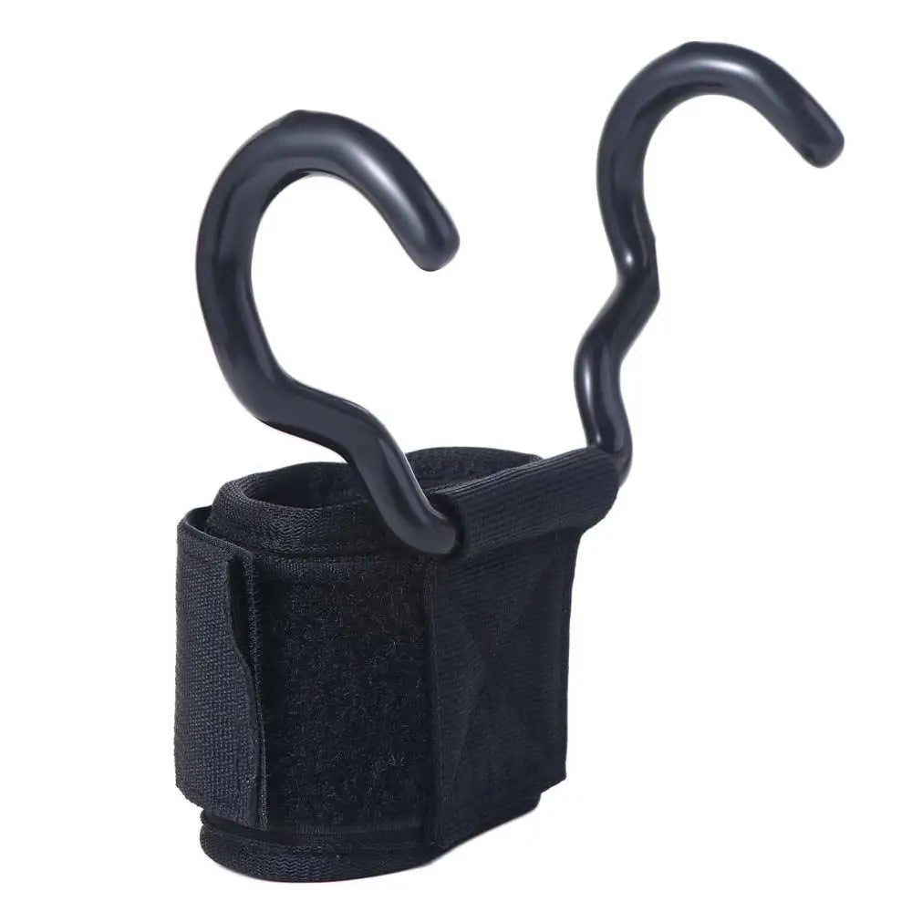 Adjustable Weight Lifting Hook Grip Wrist Support – 1 Pair Lifting Hook Grips PLUSH