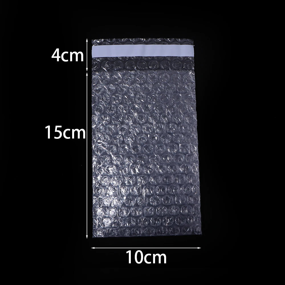 Self Adhesive Clear Bubble Wrap Pouches – Mailing Bags 10-50pcs Bubble Wrap Pouches PLUSH 10x15cm 20pcs