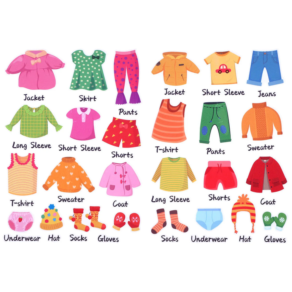 Clothing Classification Label Stickers – Wardrobe Organizer Clothing Label Stickers PLUSH