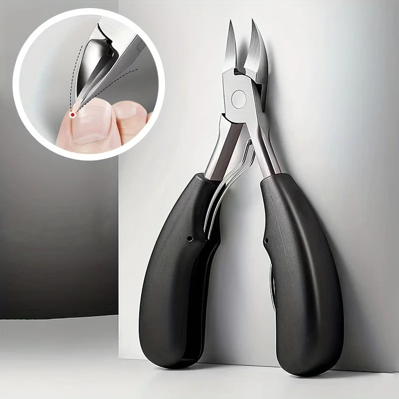 Ouriner Stainless Steel Toenail Clipper – Curved Blade Nail Clipper PLUSH