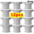 Heavy Duty Bed Sheet Corner Clips – Grippers 4/8/12 Pcs Bed Sheet Clips PLUSH Grey 12Pcs