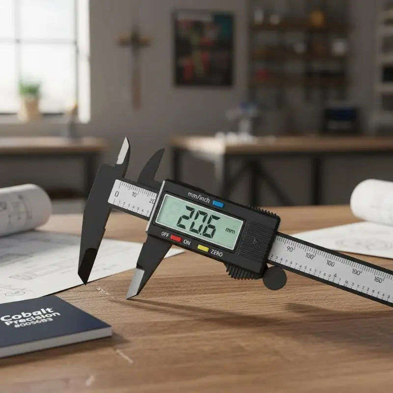 6" Digital Vernier Caliper 0–150mm LCD Electronic Measuring Tool Digital Caliper PLUSH