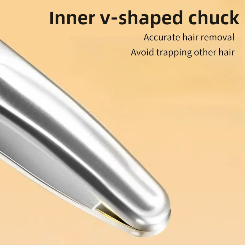 Ouriner Round Tip Tweezers – Eyebrow & Facial Hair Removal Eyebrow Tweezers PLUSH