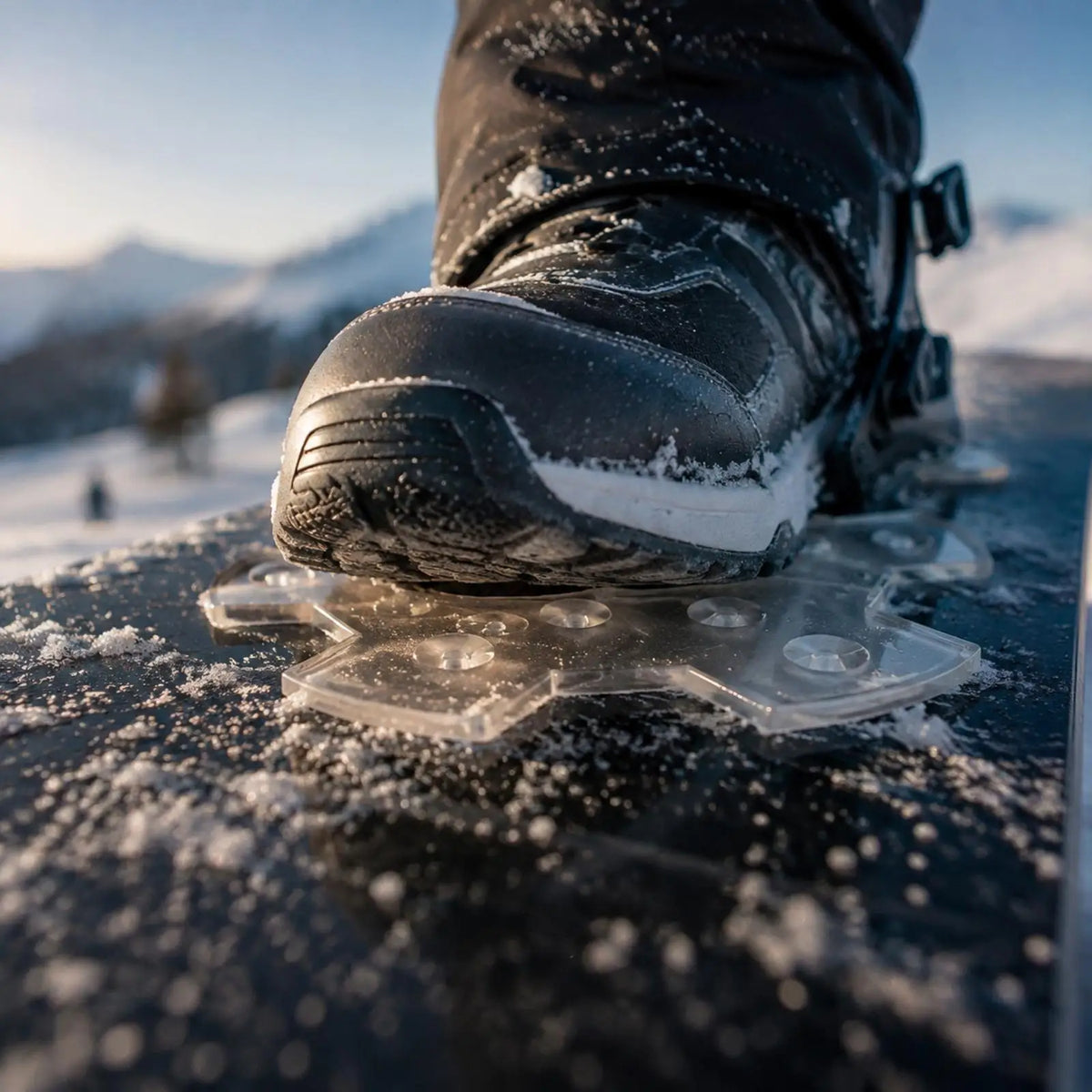 Transparent Snowboard Stomp Pad | 3M Slim Traction Pad Snowboard Stomp Pad PLUSH SnowflakeGrip