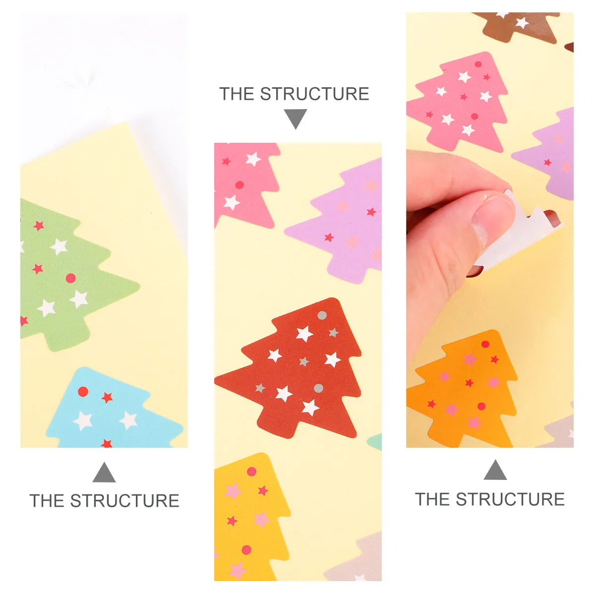 Christmas Sealing Stickers – 12 Sheet Self-Adhesive Label Set Holiday Sealing Stickers PLUSH