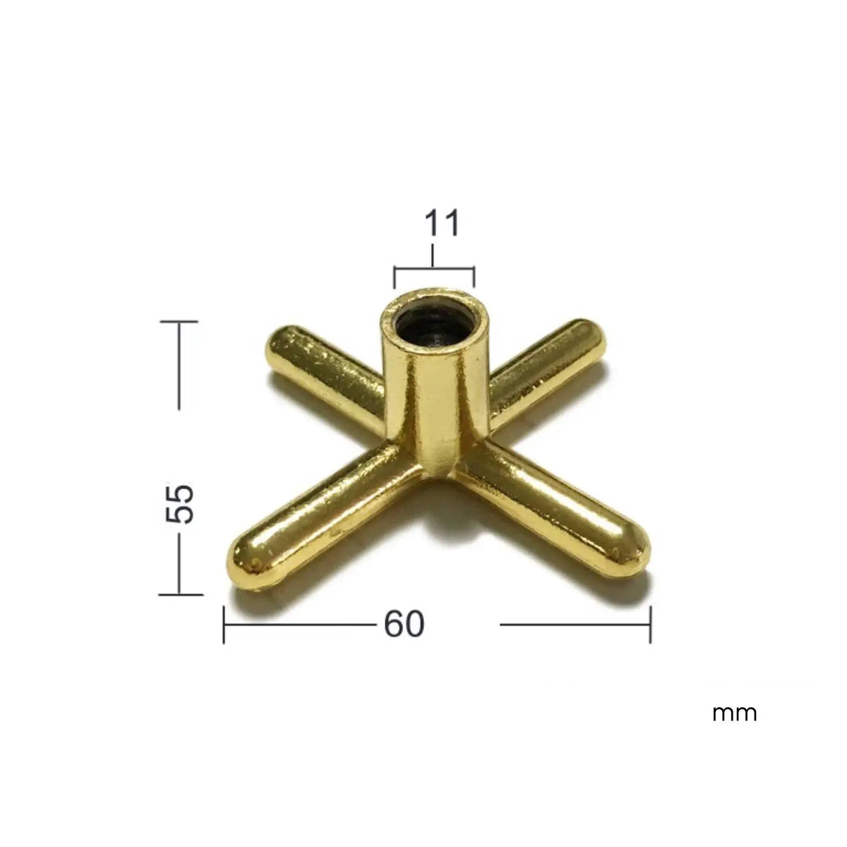 Gold Plated Billiards Bridge Head 5-Pack – Pool Cue Rest Billiard Cue Rest PLUSH