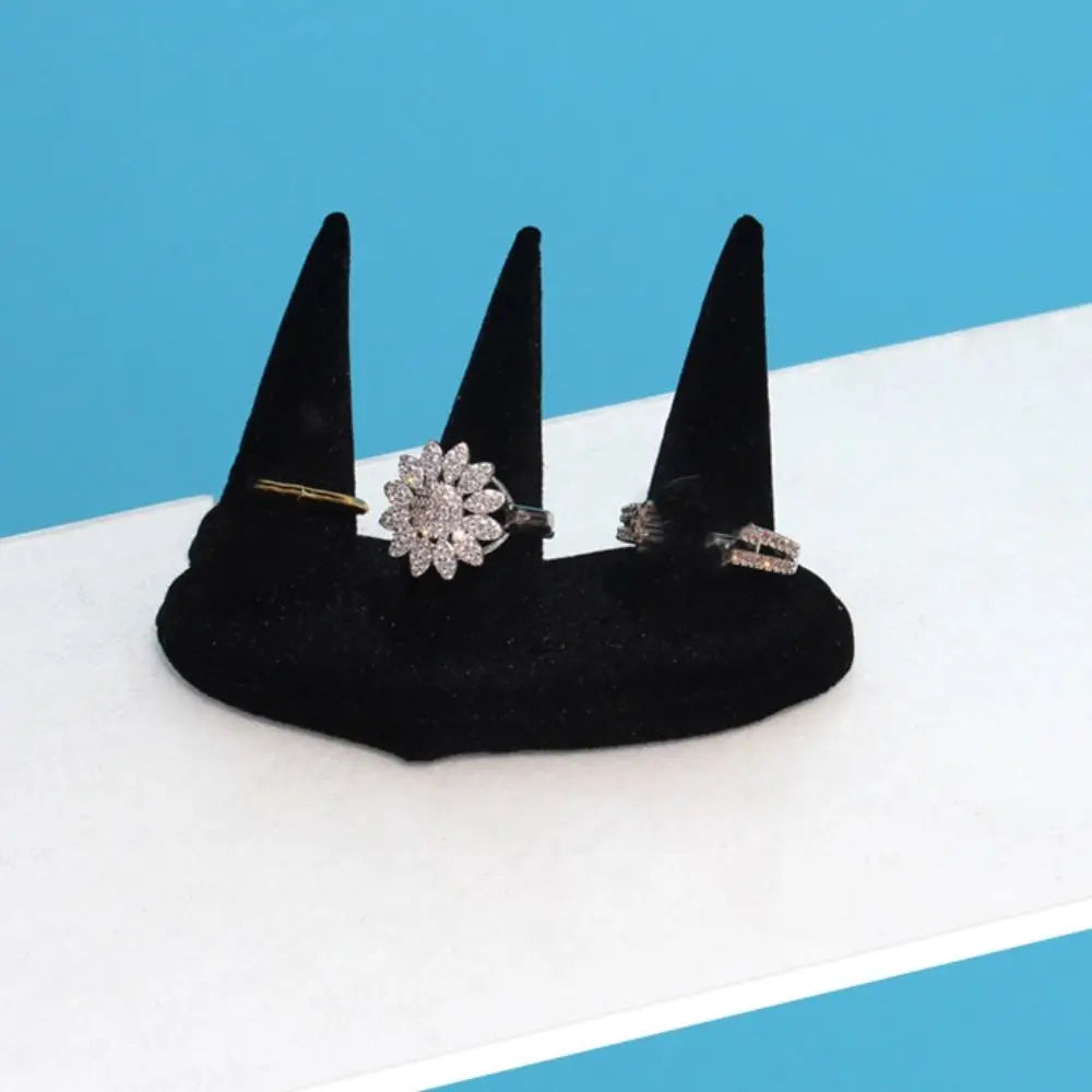 Velvet Ring Display Stand – Multi-Style Jewelry Holder Jewelry Display Stand PLUSH