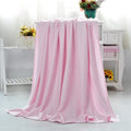 Bamboo Cooling Blanket for Adults – Lightweight & Breathable Cooling Blanket PLUSH light pink 200x230cm