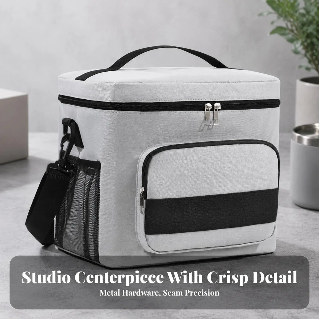Insulated Lunch Bag with Shoulder Strap – Thermal Tote Carrier Insulated Lunch Bag PLUSH