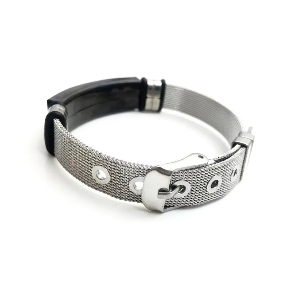 Stainless Steel Cross Bangle – Adjustable Religious Bracelet Religious Bangle Bracelet PLUSH