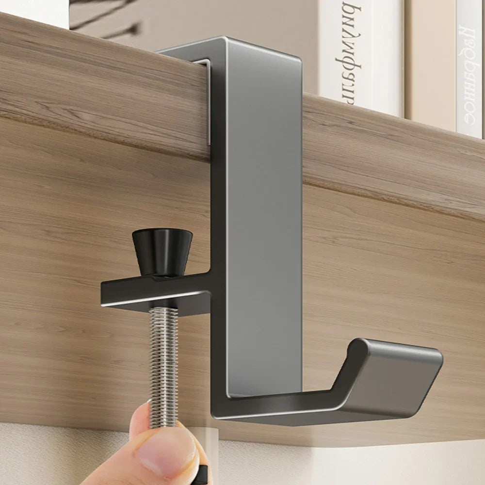 Punch-Free Table Hook – Removable Desk Bag Hanger Desk Bag Hook PLUSH