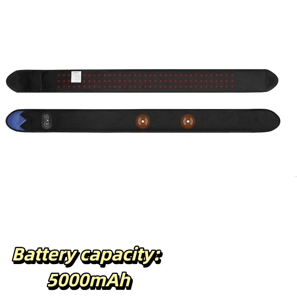 105 LED Red Light Heating Wrap – Elbow & Wrist Brace Heating Support Wrap PLUSH Black