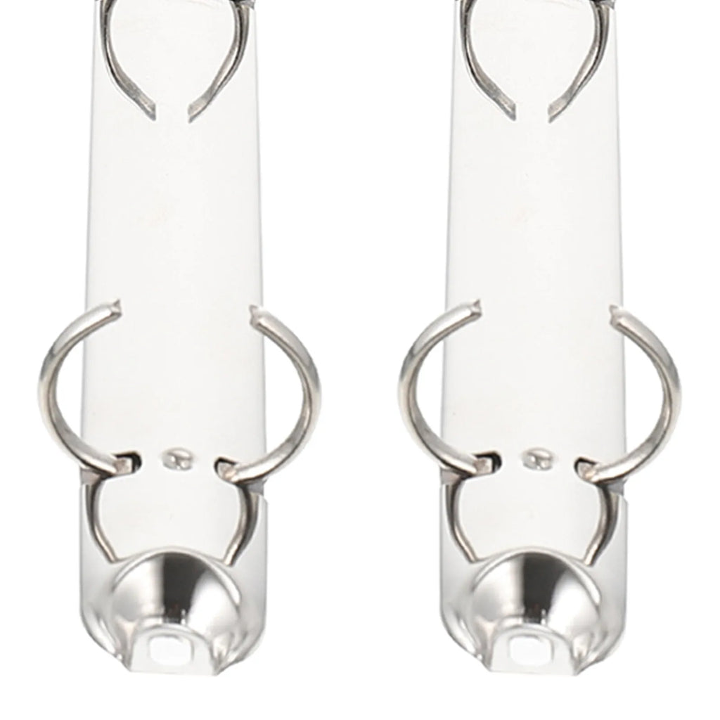 2-Pack A4 Metal Ring Binder Spine Mechanism – Smooth Polish Ring Binder Mechanism PLUSH