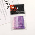 Glitter Metal Bobby Pins – Wavy Hair Side Clips, 20pcs Hair Clips & Pins PLUSH purple