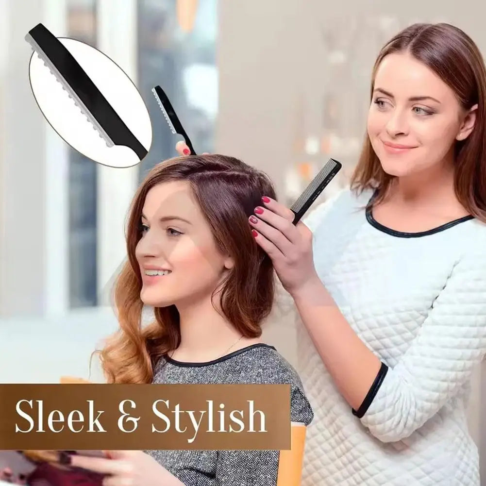 Professional Hair Thinning Razor Comb – Salon Barber Tool Hair Thinning Razor PLUSH