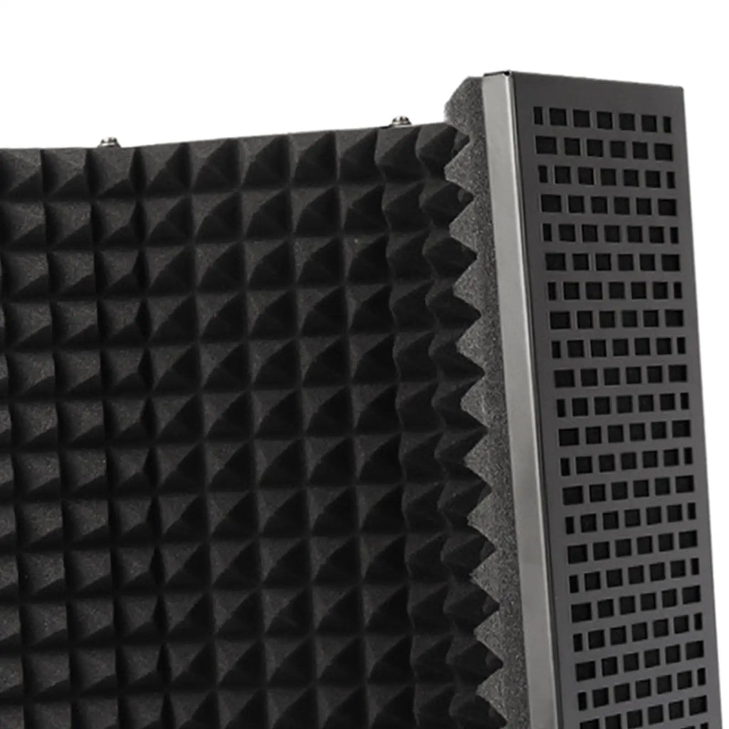 Tooyful Foldable Mic Isolation Shield – Studio Acoustic Filter Mic Isolation Shield PLUSH