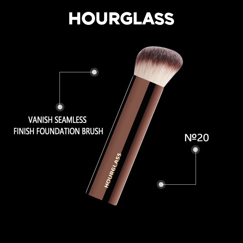 Hourglass No.20 Vanish Seamless Foundation Brush – Soft Fiber Foundation Makeup Brush PLUSH