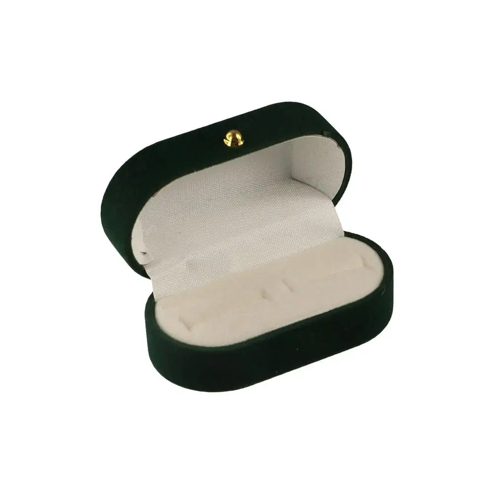 Velvet Ring Box – Luxury Engagement & Wedding Ring Case Jewelry Ring Box PLUSH