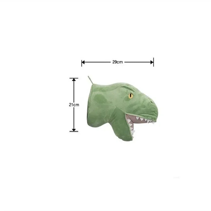 Plush Animal Head Wall Mount – Nursery & Kids Room Decor Plush Wall Mount PLUSH