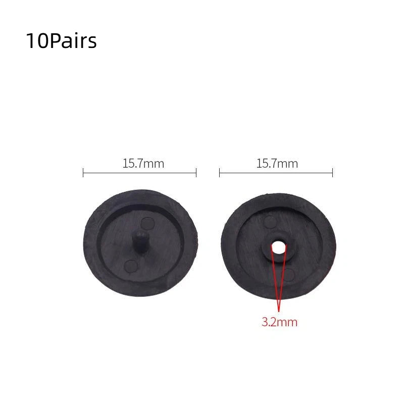 10 Pairs Universal Car Seat Belt Clips – Safety Stopper Buckle Seat Belt Clip PLUSH frosted Black