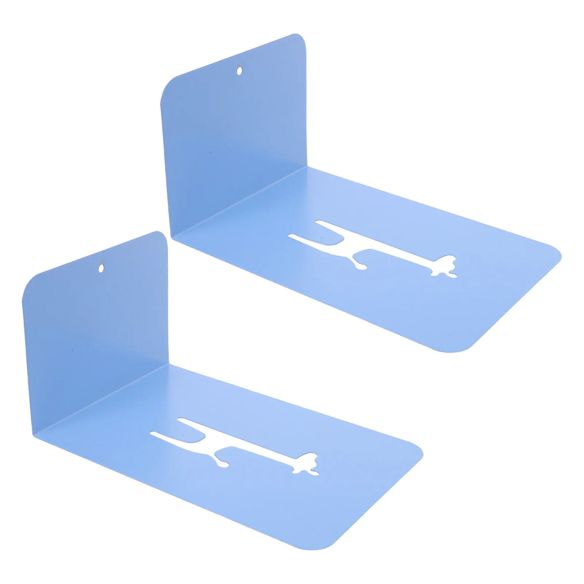 Metal Giraffe Bookends Set of 2 – Decorative Shelf Book Supports Decorative Bookends PLUSH