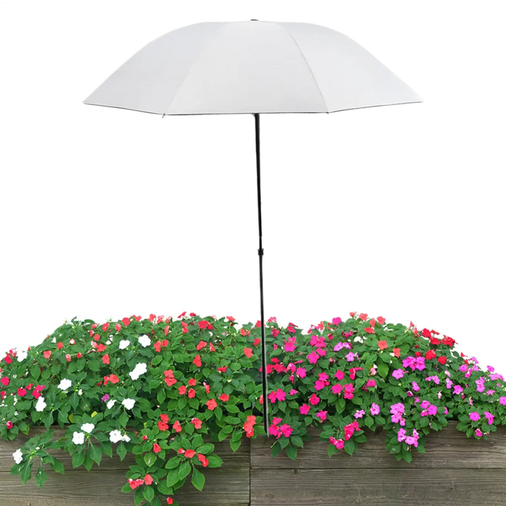 Plant Shade Umbrella with Metal Stake – UV & Rain Guard Garden Shade Umbrella PLUSH