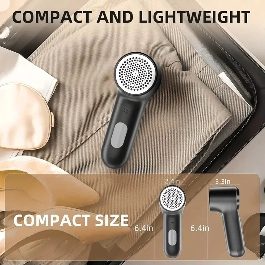 USB Fabric Shaver & Lint Remover with Digital Display Fabric Shaver PLUSH