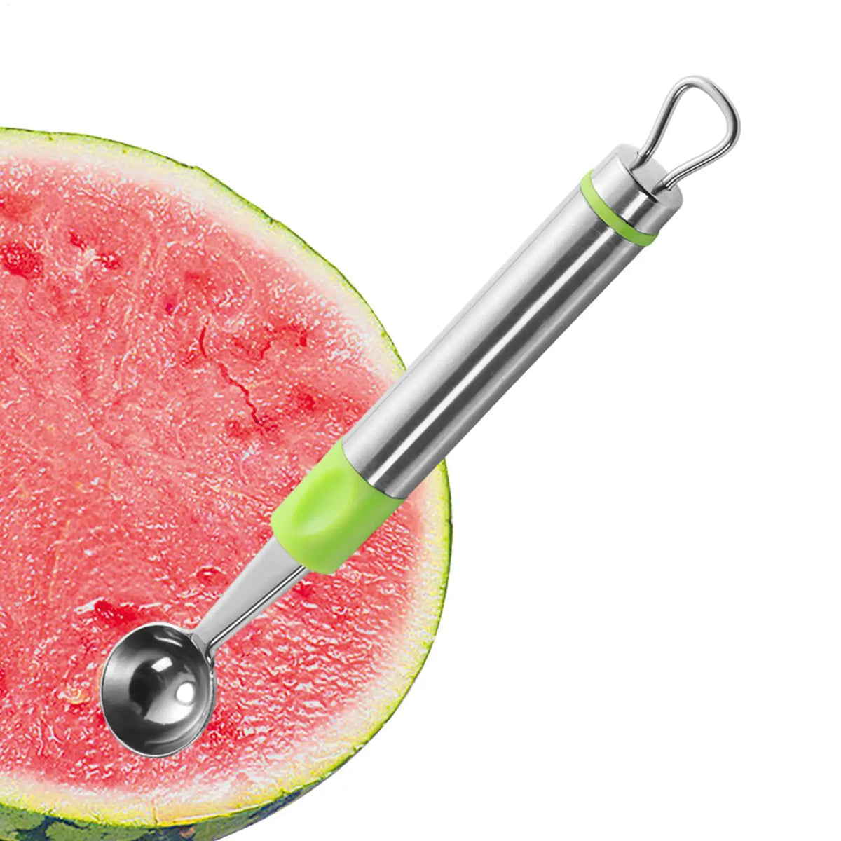 Stainless Steel Watermelon Baller Scoop – Fruit & Dessert Tool Fruit Baller Scoop PLUSH